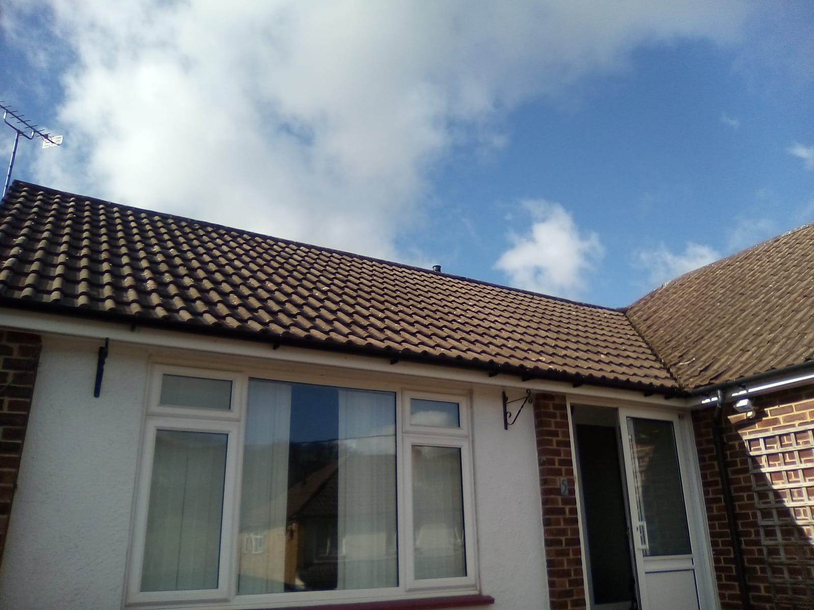 Roof Softwash & Ridge Re-bed — roofing work in Dorset