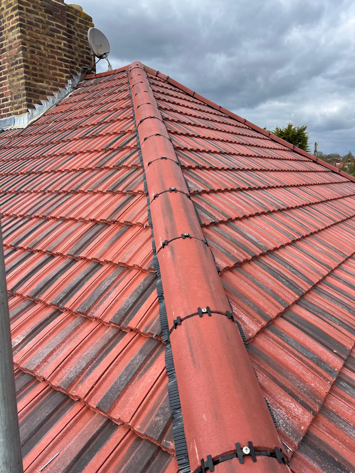 Dry Ridge & Hip System — roofing work in Dorset