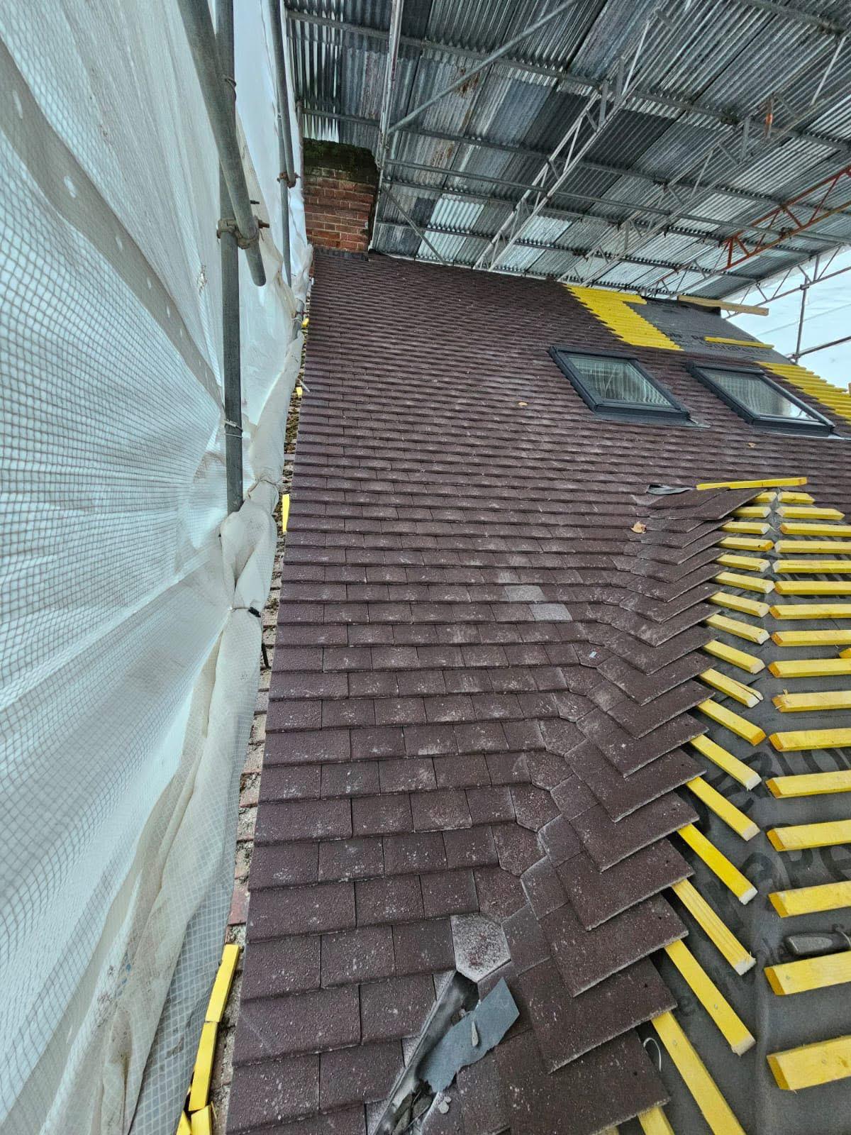 Plain Tile Roof with Velux — roofing work in Dorset