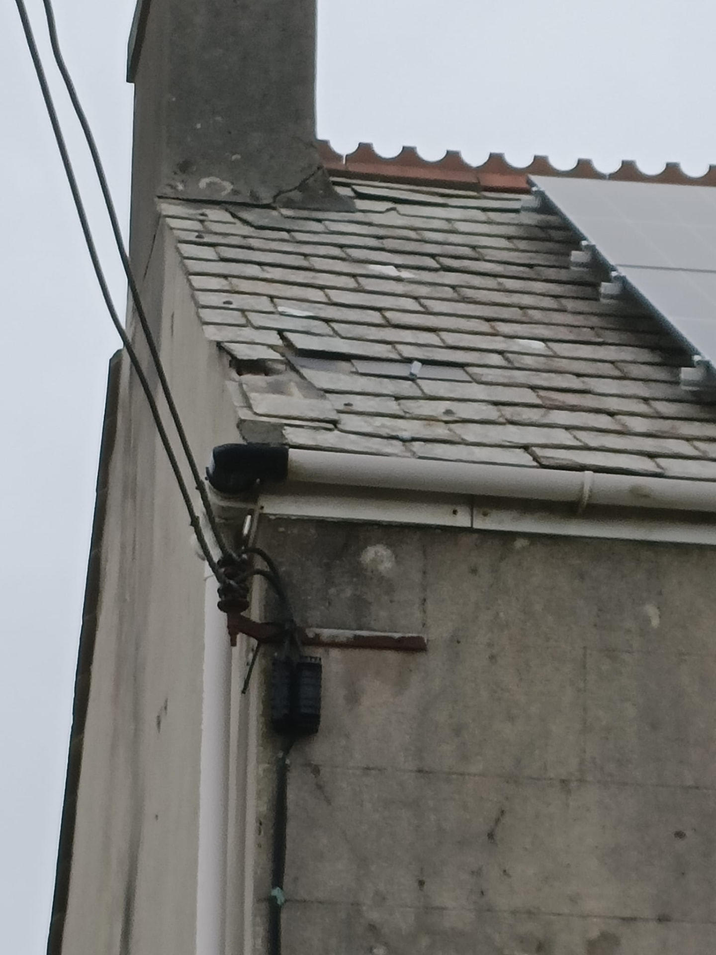 Slate Verge & Gutter Repair — roofing work in Dorset