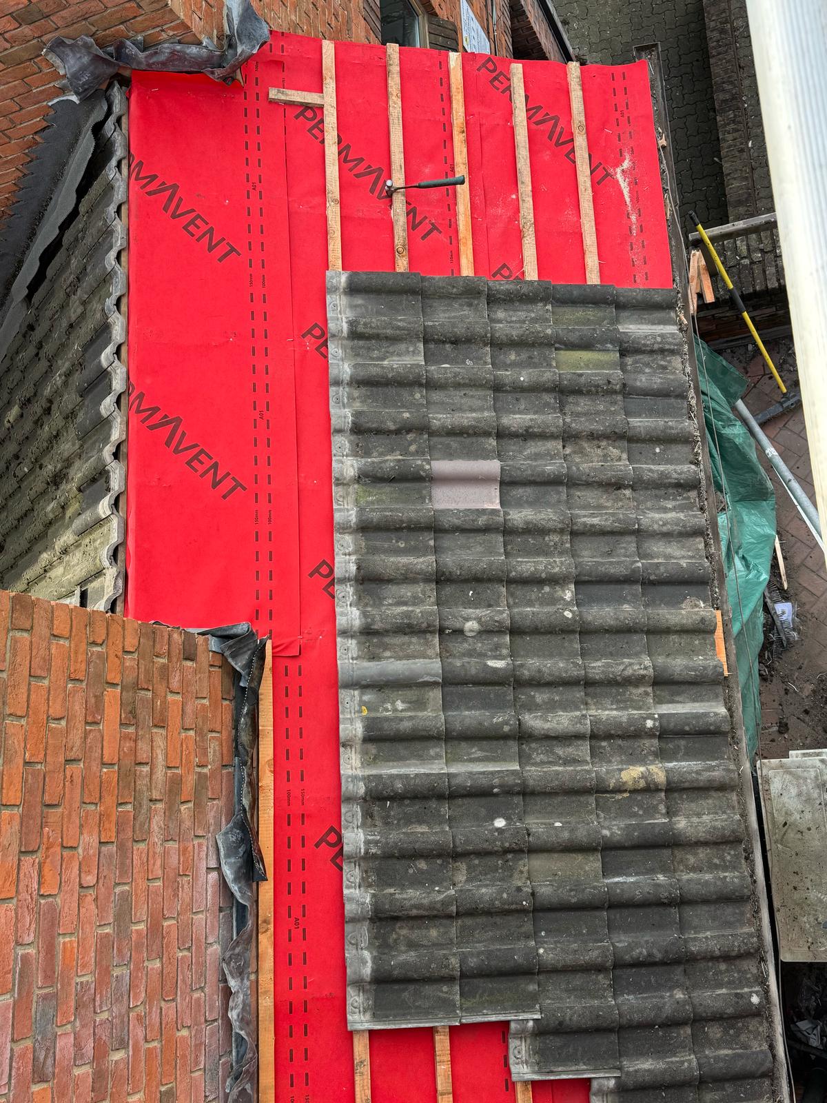 Staged Roof Strip & Re-cover — roofing work in Dorset
