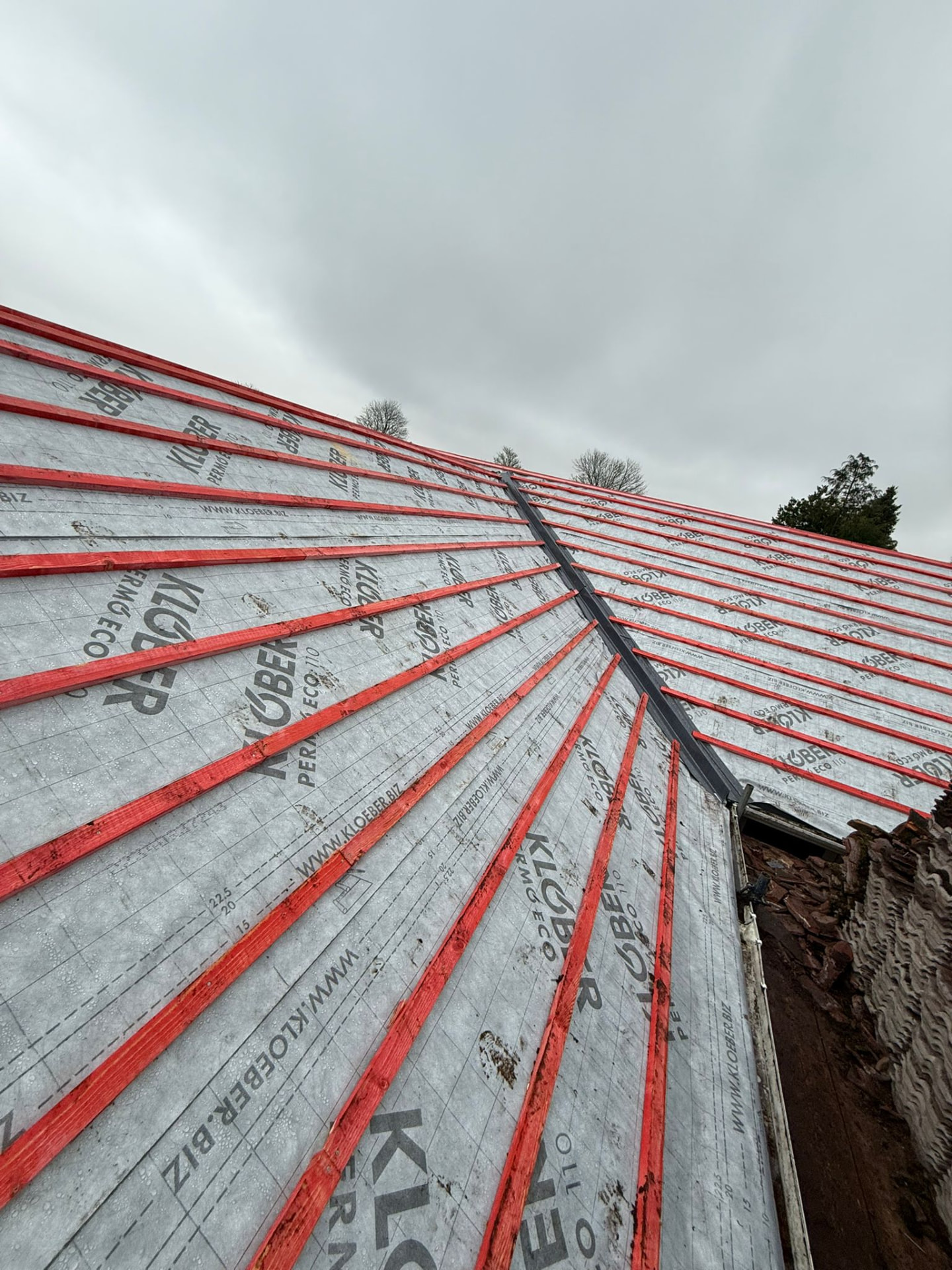 Klöber Membrane & Batten Out — roofing work in Dorset