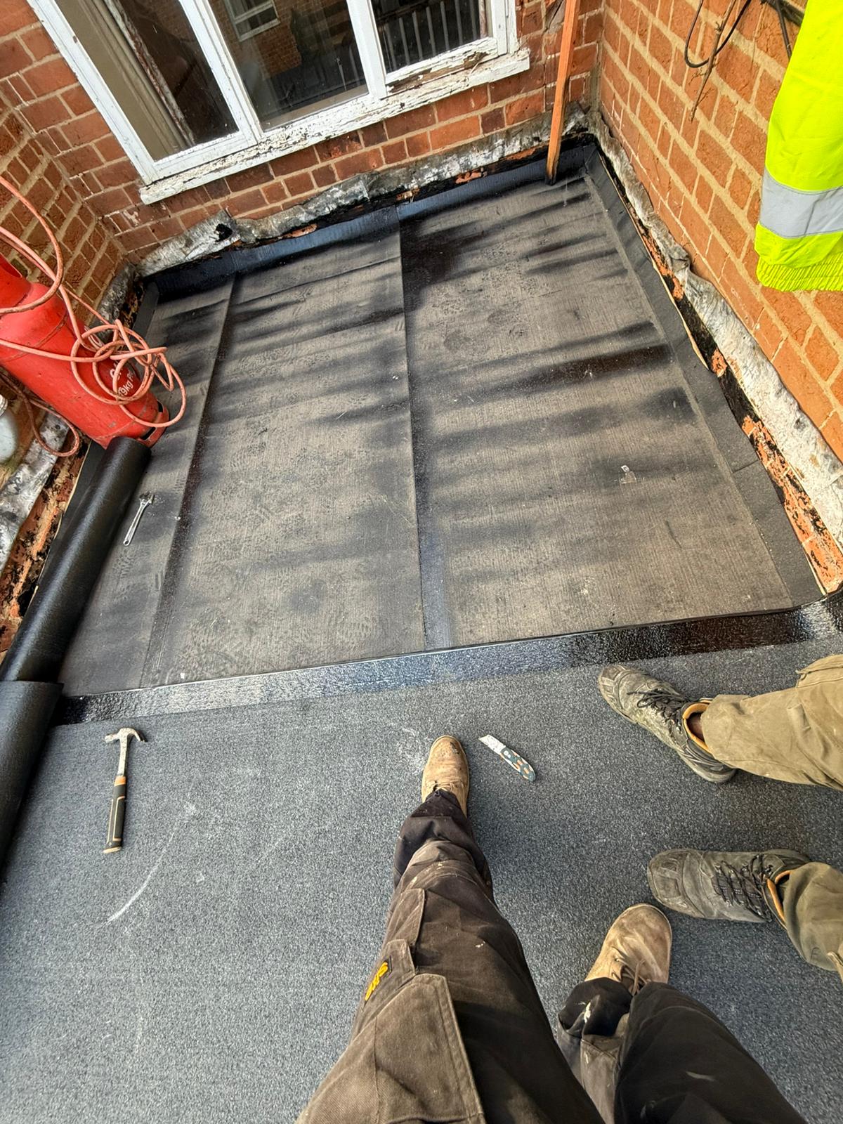 Balcony Felt Waterproofing — roofing work in Dorset