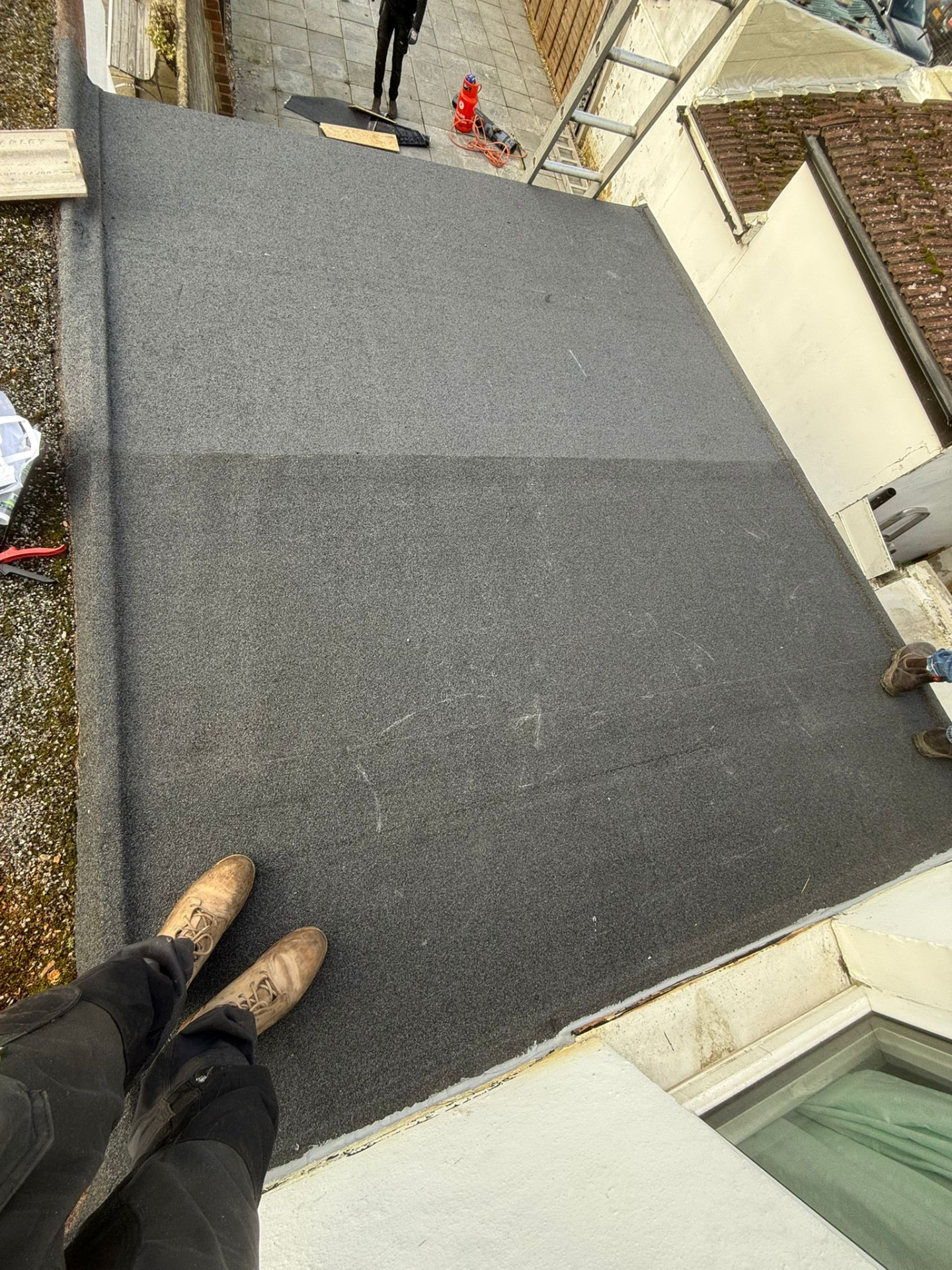 Mineral Felt Flat Roof — roofing work in Dorset