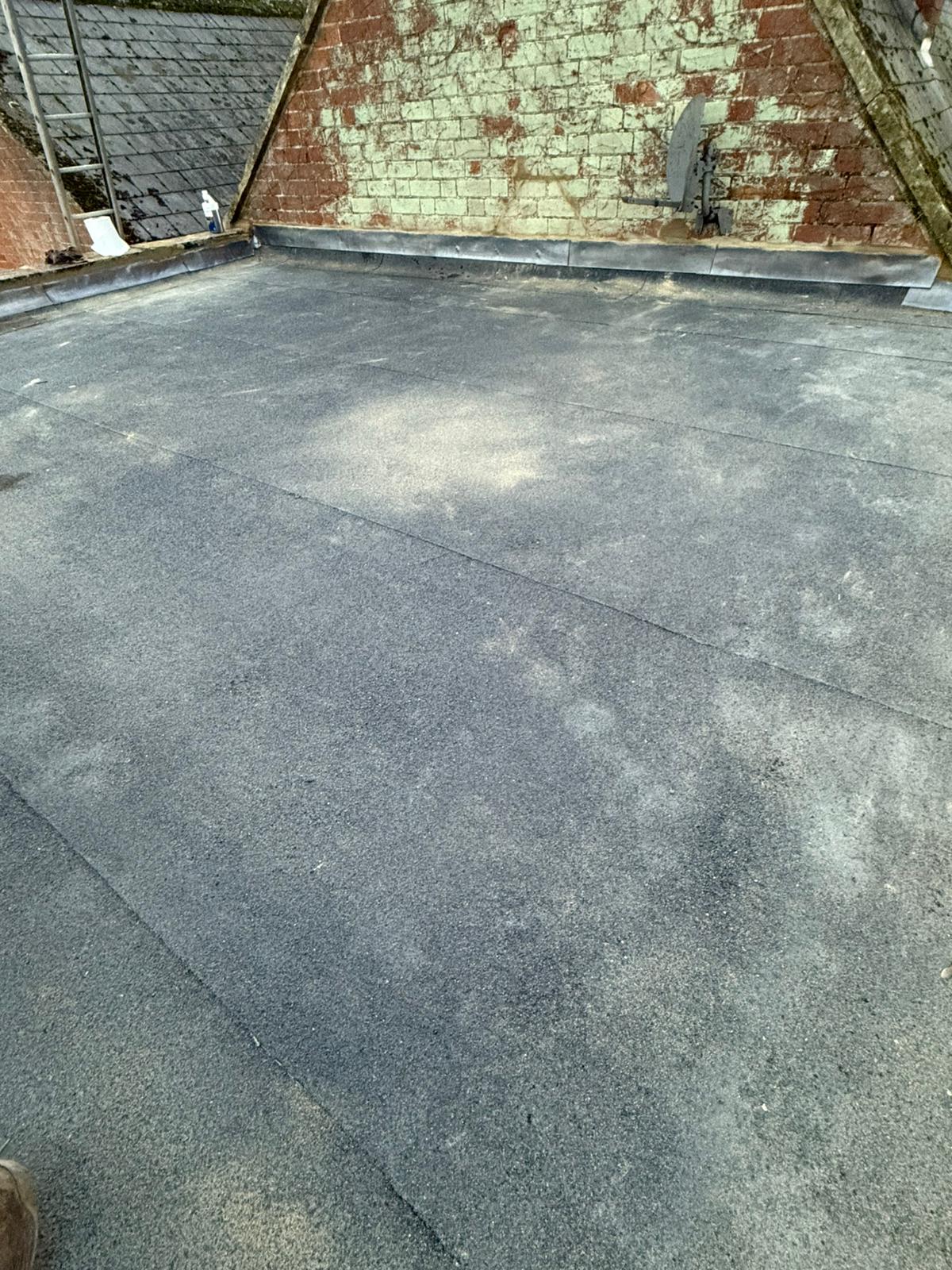 Torch-On Flat Roof Finish — roofing work in Dorset