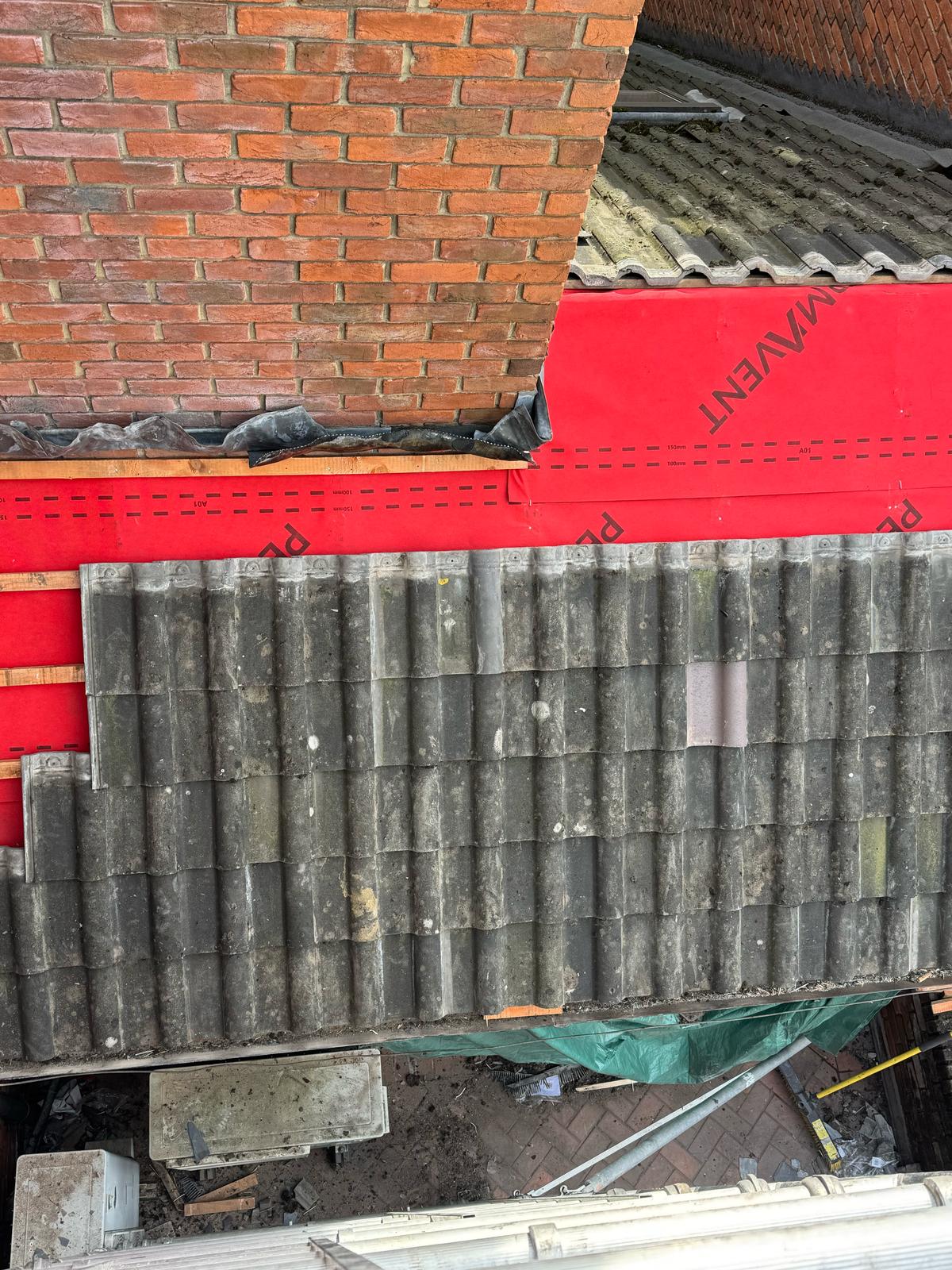 Extension Roof Tie-In — roofing work in Dorset