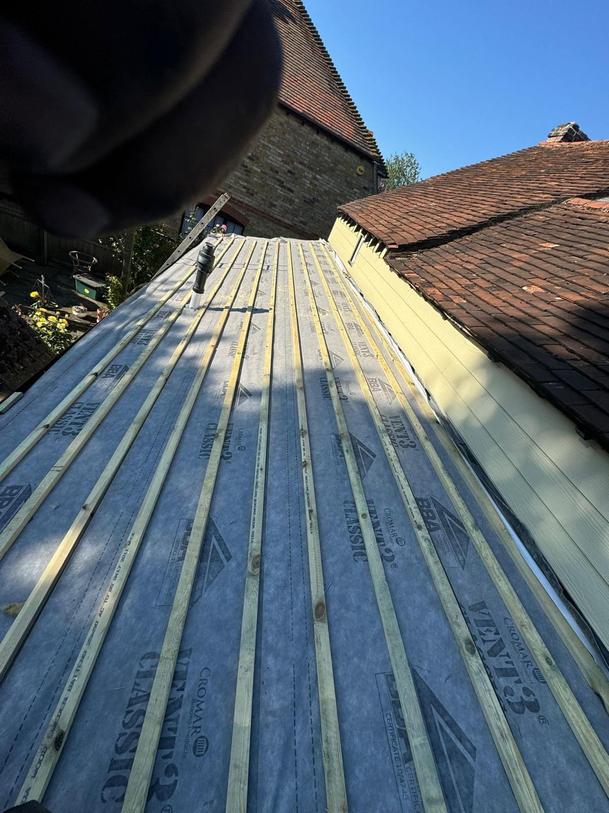 Cromar Membrane & Counter Battens — roofing work in Dorset