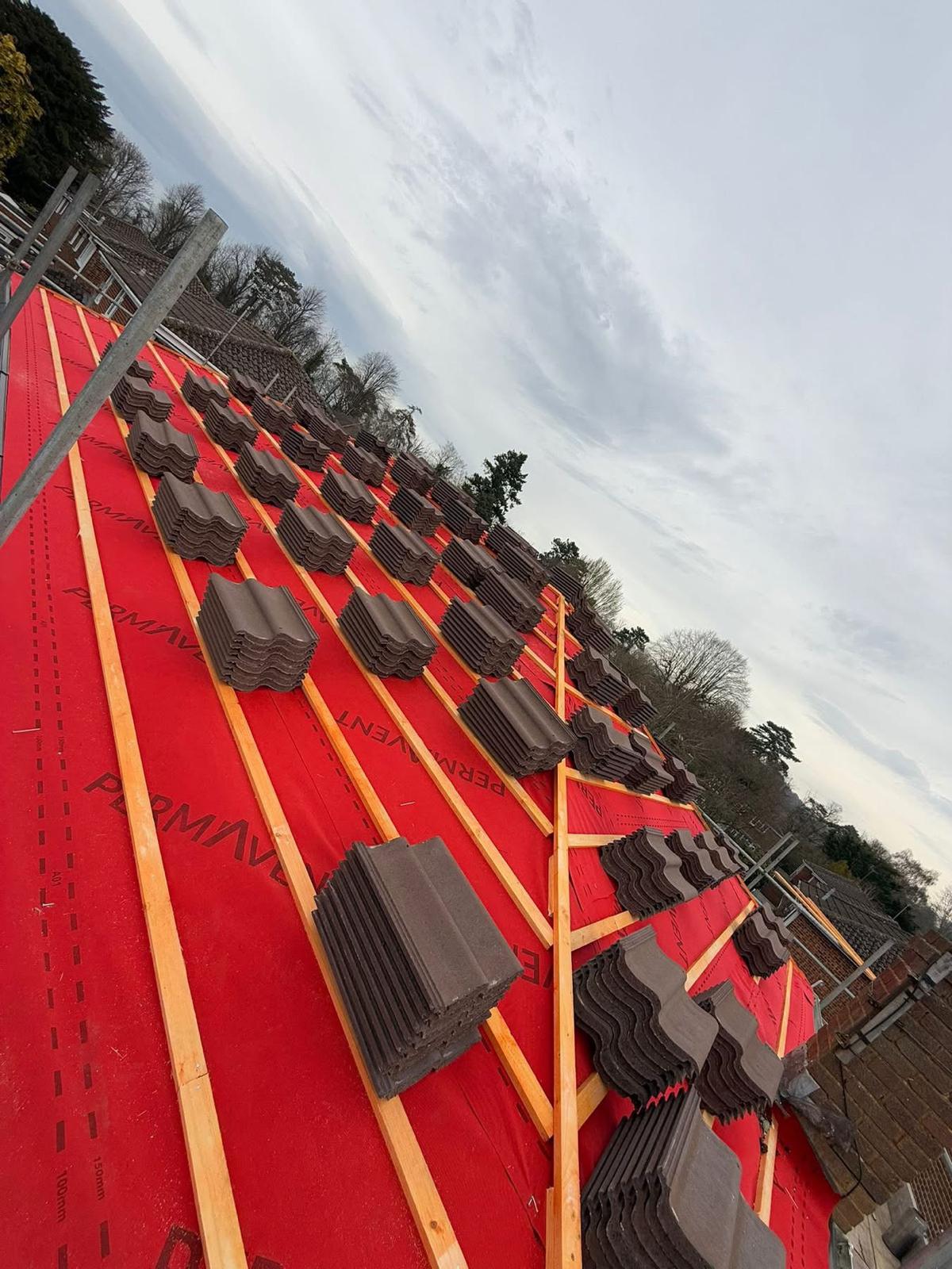 Permavent Underlay & Tile Load-Out — roofing work in Dorset